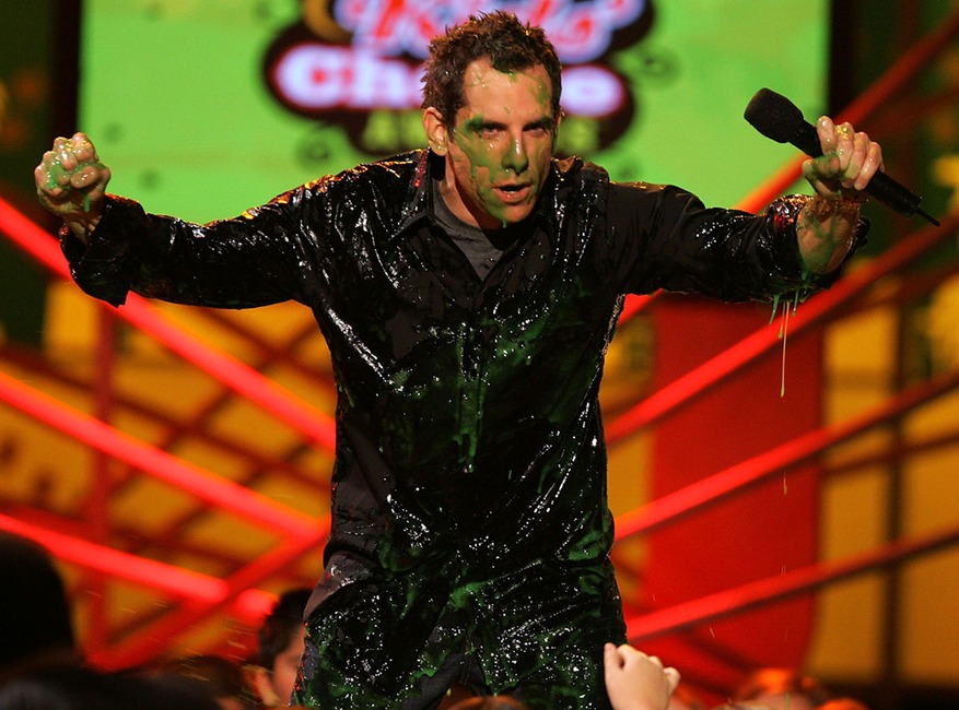 Ben Stiller, 2005 Kids Choice Awards, Show, Slime